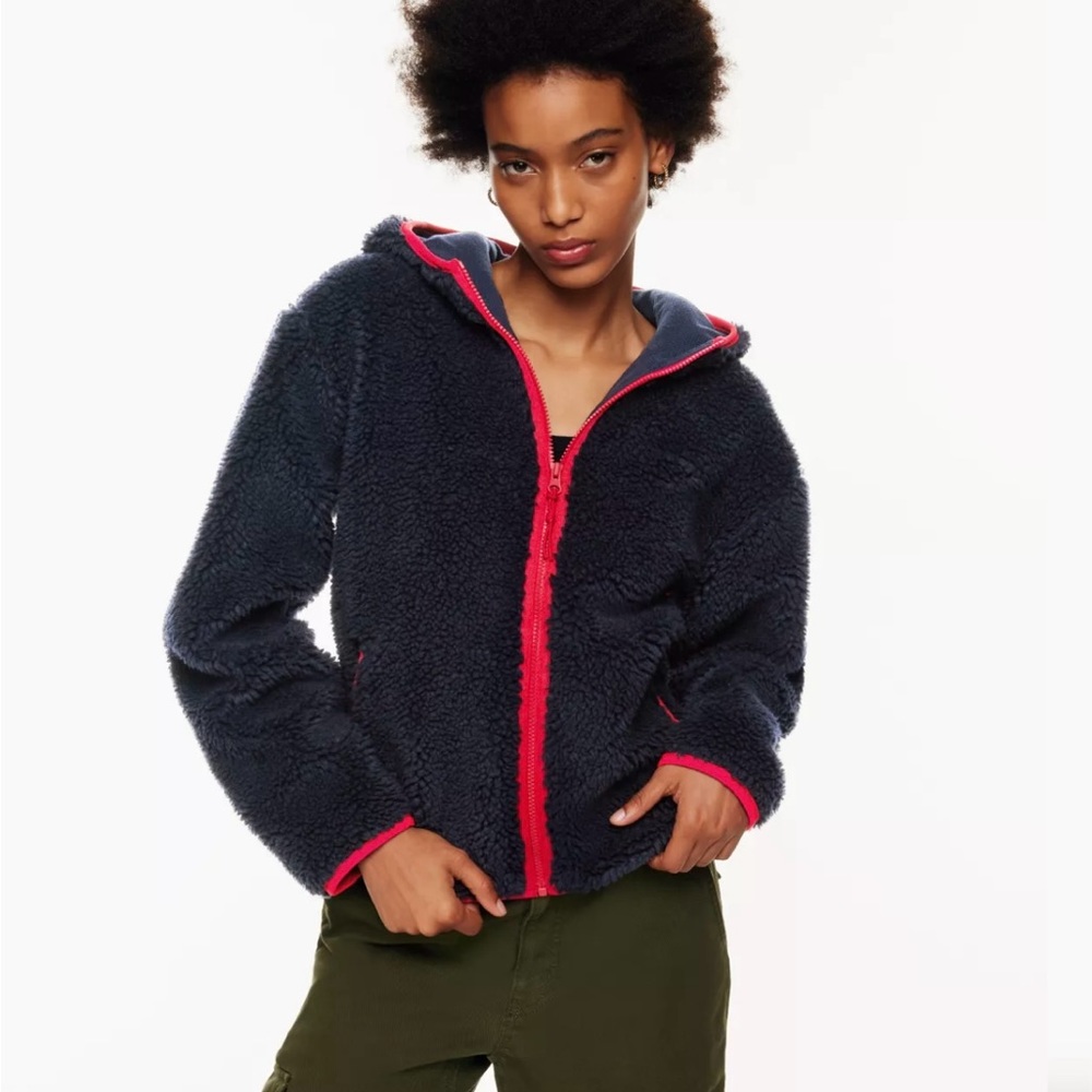 Aritzia TNA Ricky Massive Polar Jacket - XS Sherpa